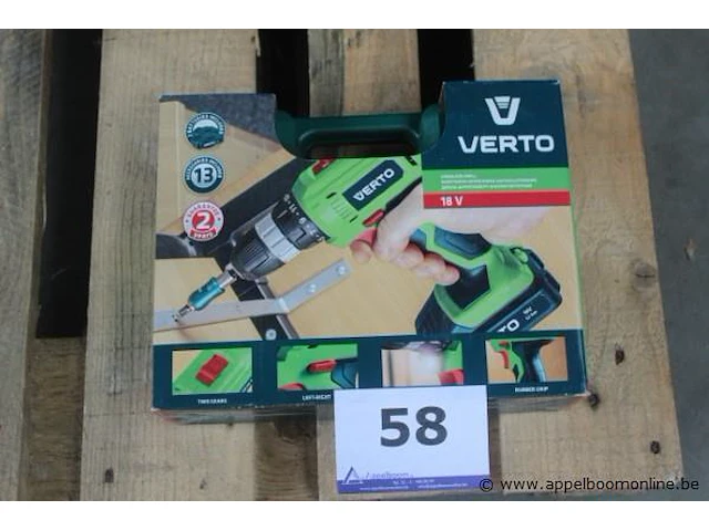 Accu schroefmachine verto, 50g288 - afbeelding 1 van  2