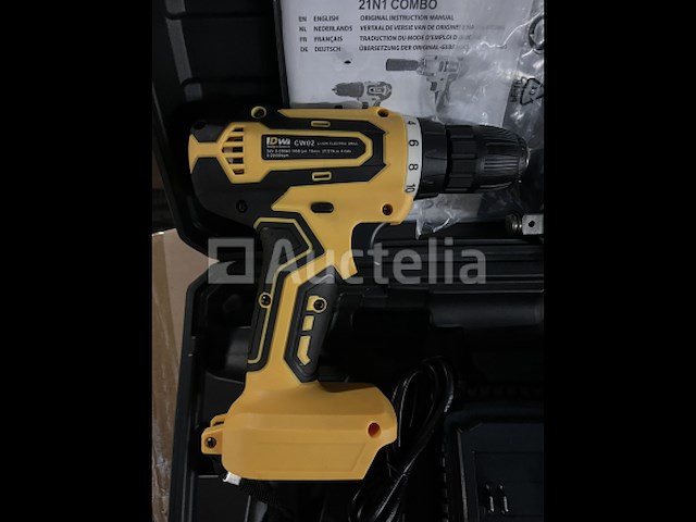 Accu set slagmoersleutel en schroefmachine 36v - afbeelding 3 van  3