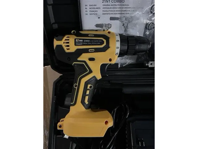 Accu set slagmoersleutel en schroefmachine 36v - afbeelding 3 van  3