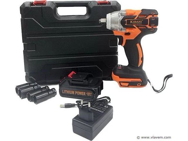 Accu slagmoersleutel 18volt - afbeelding 6 van  6
