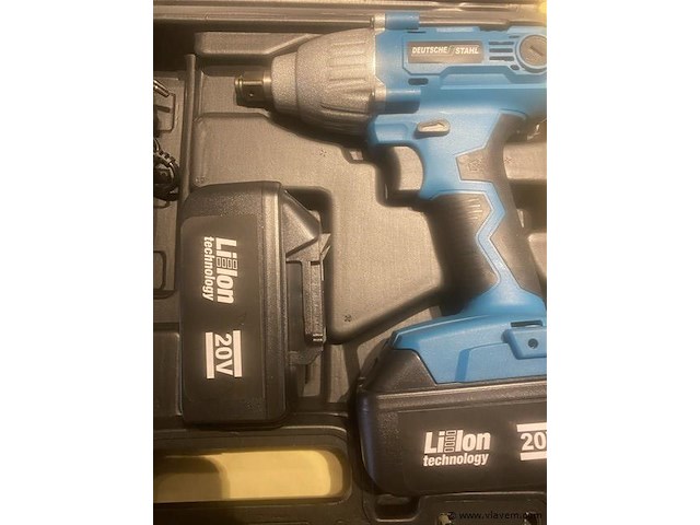 Accu slagmoersleutel met 2 accu's - afbeelding 4 van  6