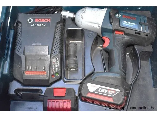 Accu slagmoorsleutel, bosch gds 18v-li ht, met lader - afbeelding 3 van  3