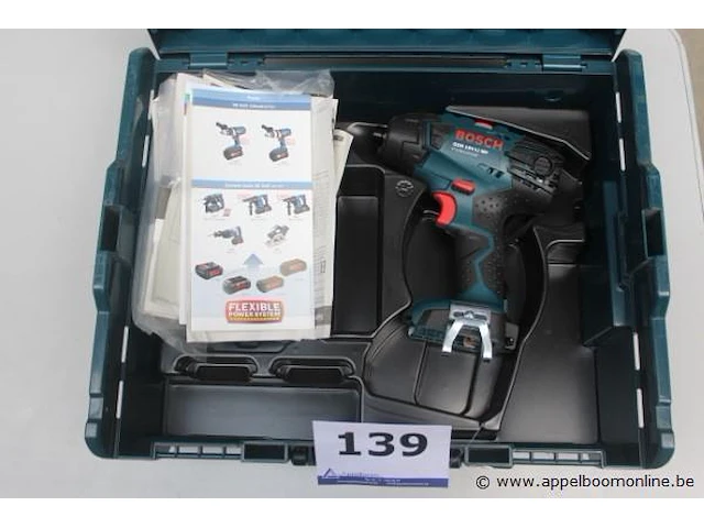 Accu slagschroefmachine bosch gdr 18v-li mf - afbeelding 1 van  2