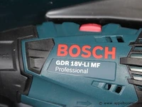 Accu slagschroefmachine bosch gdr 18v-li mf - afbeelding 2 van  2