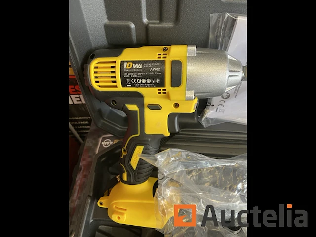 Accu slijper en slagmoersleutel set 36v 4ah - afbeelding 3 van  6