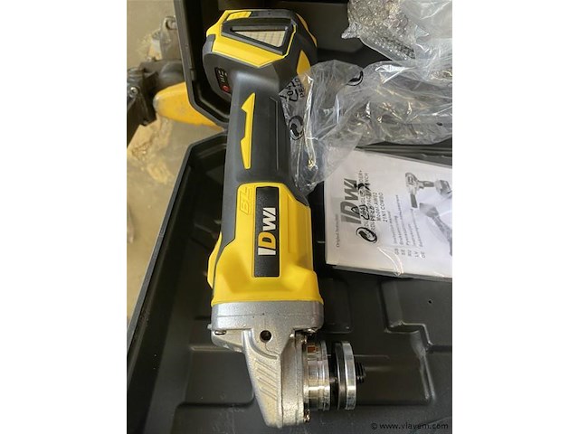 Accu slijper en slagmoersleutel set 36v 4ah - afbeelding 4 van  6