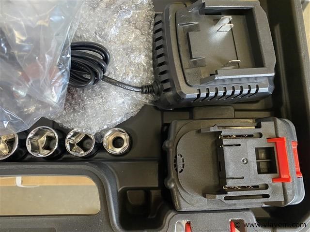 Accu slijper en slagmoersleutel set 36v 4ah - afbeelding 5 van  6
