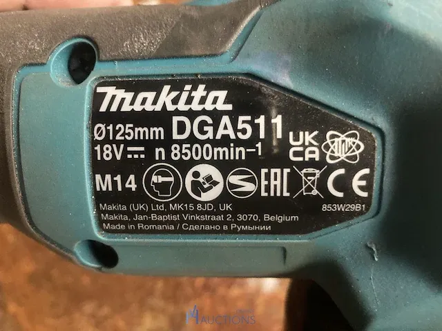 Accu slijpmachine makita - afbeelding 3 van  3