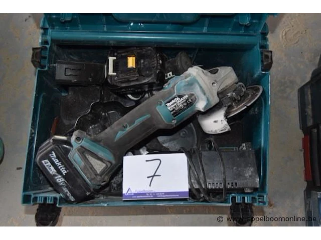 Accu slijptol makita, dga506 - afbeelding 1 van  2