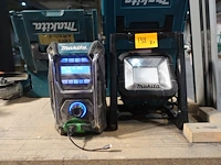 Accu werflicht & accu radio makita - afbeelding 1 van  3