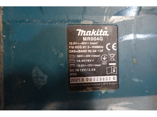 Accu werflicht & accu radio makita - afbeelding 2 van  3