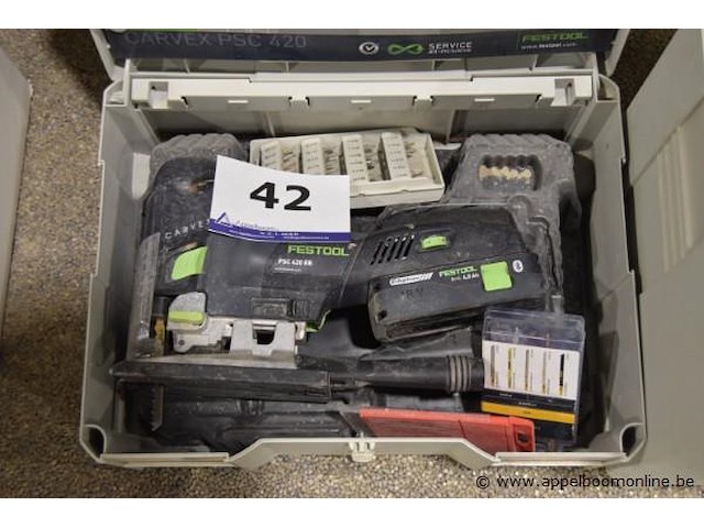 Accu wipzaag festool, psc 420 eb - afbeelding 1 van  2