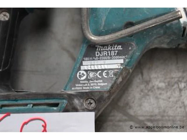 Accu wipzaag makita djr187, werking niet gekend - afbeelding 2 van  2