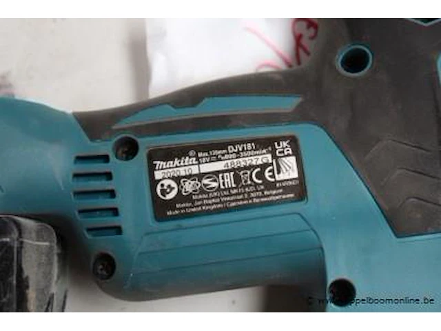 Accu wipzaag makita djv181, werking niet gekend - afbeelding 2 van  2