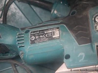 Accu wipzaag makita djv181, zonder batterij plus schuurmachine makita bo3700, werking niet gekend - afbeelding 2 van  3