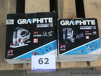 Accu wipzaag plus accu schuurmachine graphite - afbeelding 1 van  3
