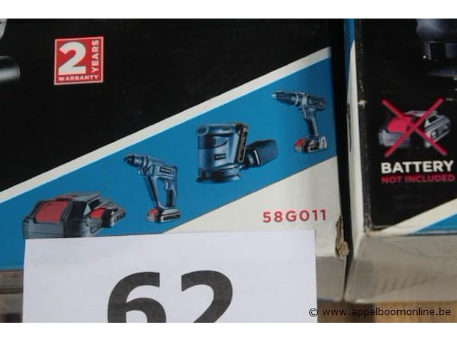 Accu wipzaag plus accu schuurmachine graphite - afbeelding 3 van  3