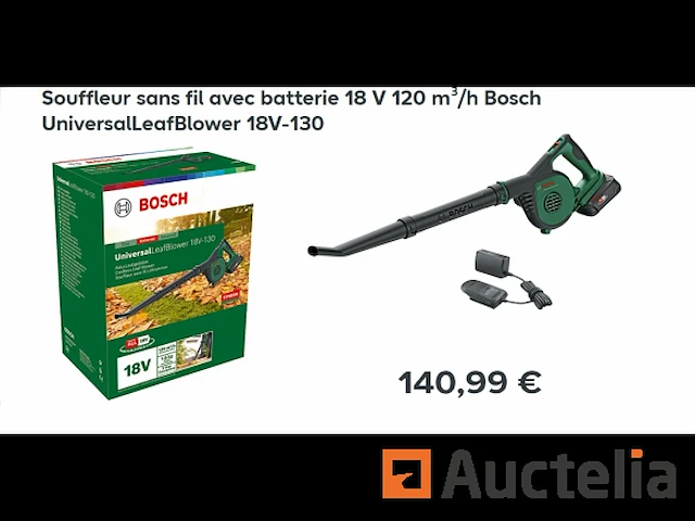 Accublazer met 18 v bosch universalleafblower accu - afbeelding 1 van  4