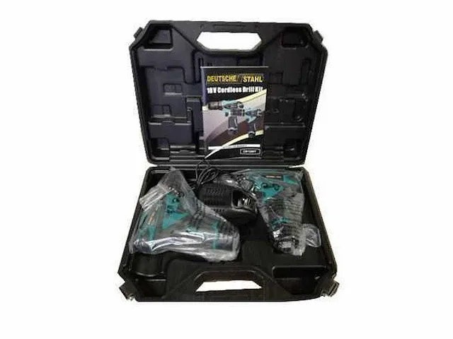 Accuboormachineset 18volt deutsche stahl - afbeelding 3 van  7