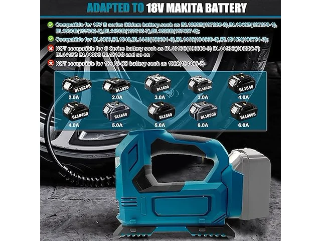 Accucompressor voor makita - afbeelding 4 van  4