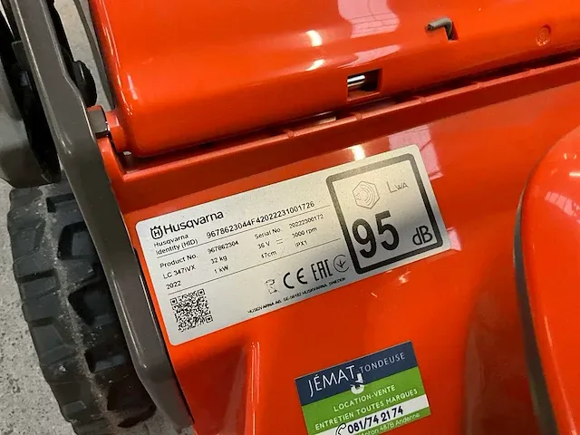 Accugrasmaaier husqvarna lc347ivx - afbeelding 6 van  7