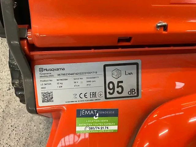 Accugrasmaaier husqvarna lc347ivx - afbeelding 7 van  9