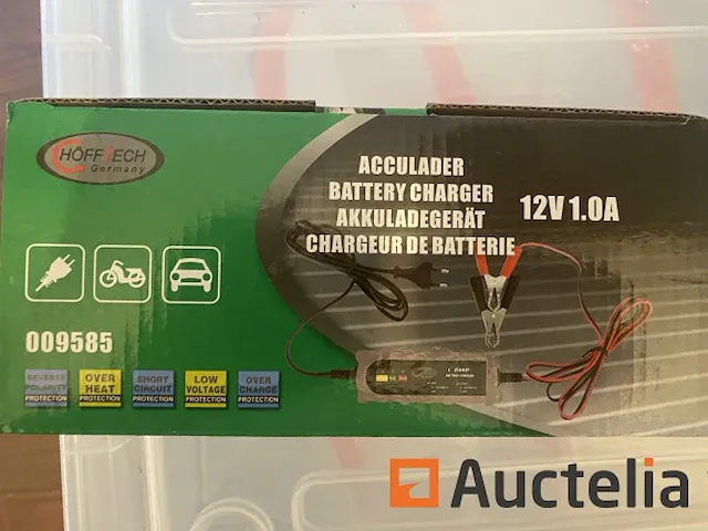 Acculader 12v 1.0a - afbeelding 2 van  2
