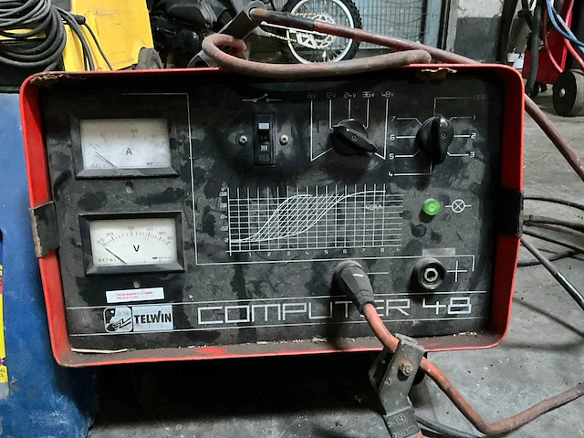 Acculader telwin computer 48 + ritchie r60a - afbeelding 2 van  5