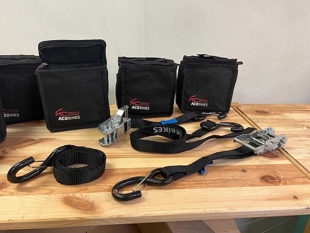 Acebikes - spanbandenset met opbergtas (6x) - afbeelding 2 van  4