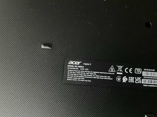 Acer aspire 3 laptop - afbeelding 9 van  11