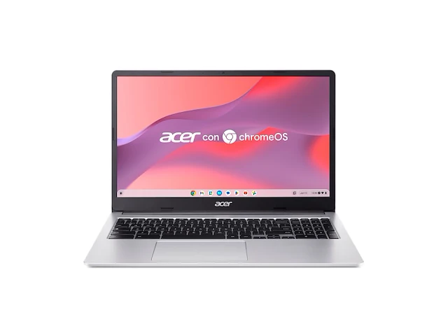 Acer chromebook 315 cb315-4h - laptop 15.6" fullhd (intel celeron n4500, 8gb ram, 64gb ssd, intel uhd graphics, chrome os) silver - afbeelding 1 van  8