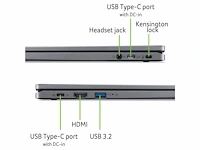 Acer chromebook plus 514 cb514-3h-r430 | 14" wuxga ips | amd ryzen 5 7520c | 8gb ram ddr5x | 256gb ssd | amd radeon 610m - afbeelding 4 van  4