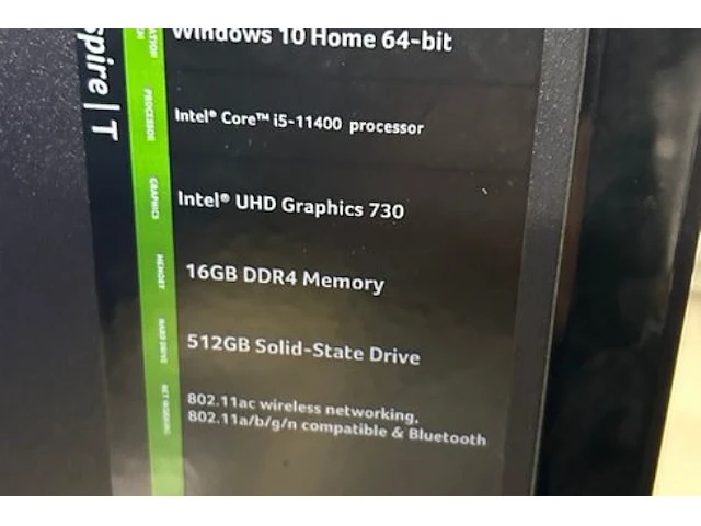 Acer desktop + scherm en toebehoren - afbeelding 5 van  7