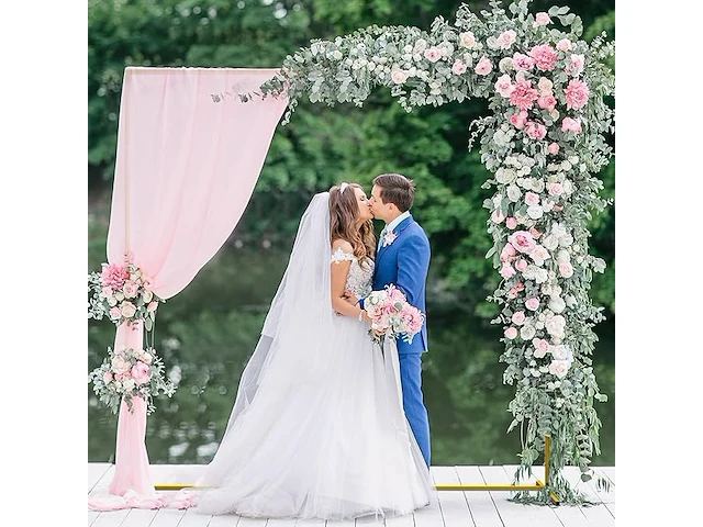 Achtergrondstandaard voor bruiloftsboog, 2m - afbeelding 3 van  3