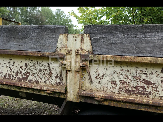 Achterkiepende landbouwaanhangwagen ps haccourt - afbeelding 3 van  21