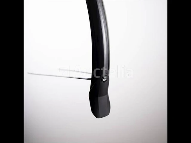 Achterspatbord - zwart kunststof - breedte 58 mm eurofender - afbeelding 1 van  1