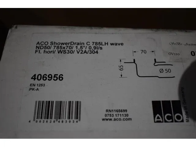 Aco showerline standaard l 785 x b 70 x h 65 - afbeelding 2 van  3