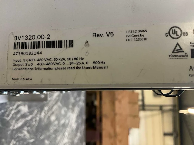 Acopos 1320 frequentieregelaar - afbeelding 8 van  9