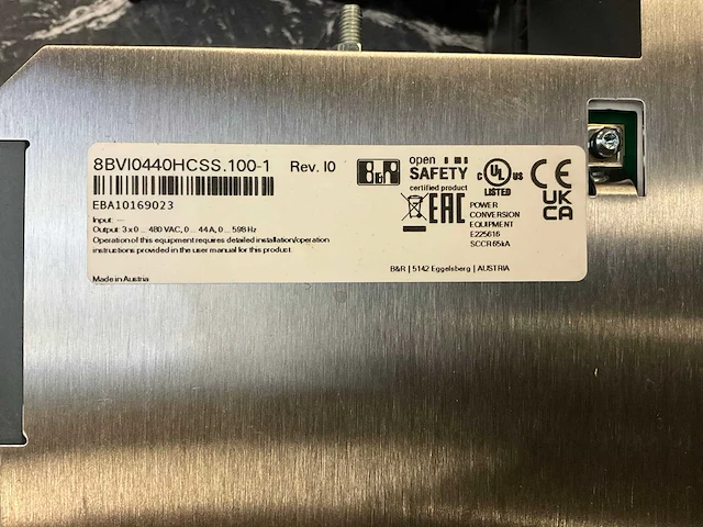 Acopos multi io440ss servo drive - afbeelding 8 van  8