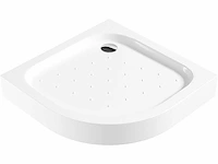 Acrylic shower tray, half round, 80 cm - douchebak - afbeelding 2 van  2