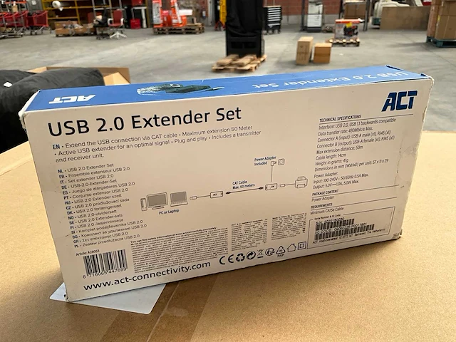 Act usb 2.0 extender set - afbeelding 3 van  3