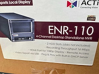 Acti enr-110 4-channel desktop standalone nvr - afbeelding 4 van  5