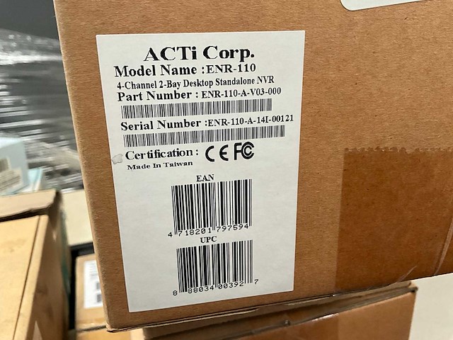 Acti enr-110 4-channel desktop standalone nvr - afbeelding 5 van  5