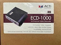 Acti video encoders/decoders - afbeelding 1 van  9