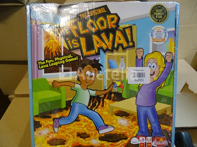 Actie game - goliath de vloer is lava kids game - afbeelding 1 van  1