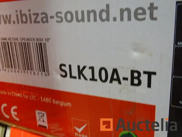 Actieve abs luidspreker ibiza sound slk10a-bt - afbeelding 1 van  6
