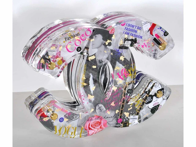 Ad van hassel – chanel - acrylaat sculptuur - afbeelding 4 van  6