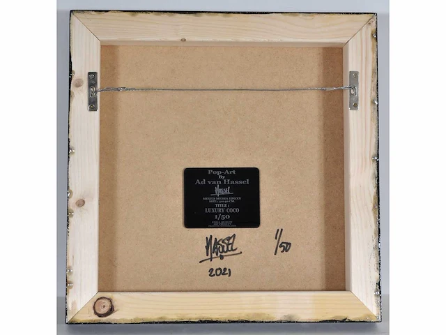Ad van hassel – luxury coco - limited edition, 1/50 - afbeelding 5 van  7