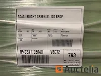 Adagi helder groen papier 120g 72x102 - afbeelding 2 van  3
