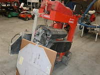 Adamas betonzaagmachine + nieuwe diamantschijven - afbeelding 3 van  8